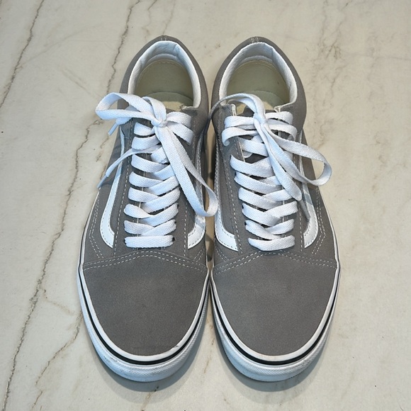 Vans Old Skool Shoe. Drizzle/True White (Size 6.5) - Picture 2 of 13
